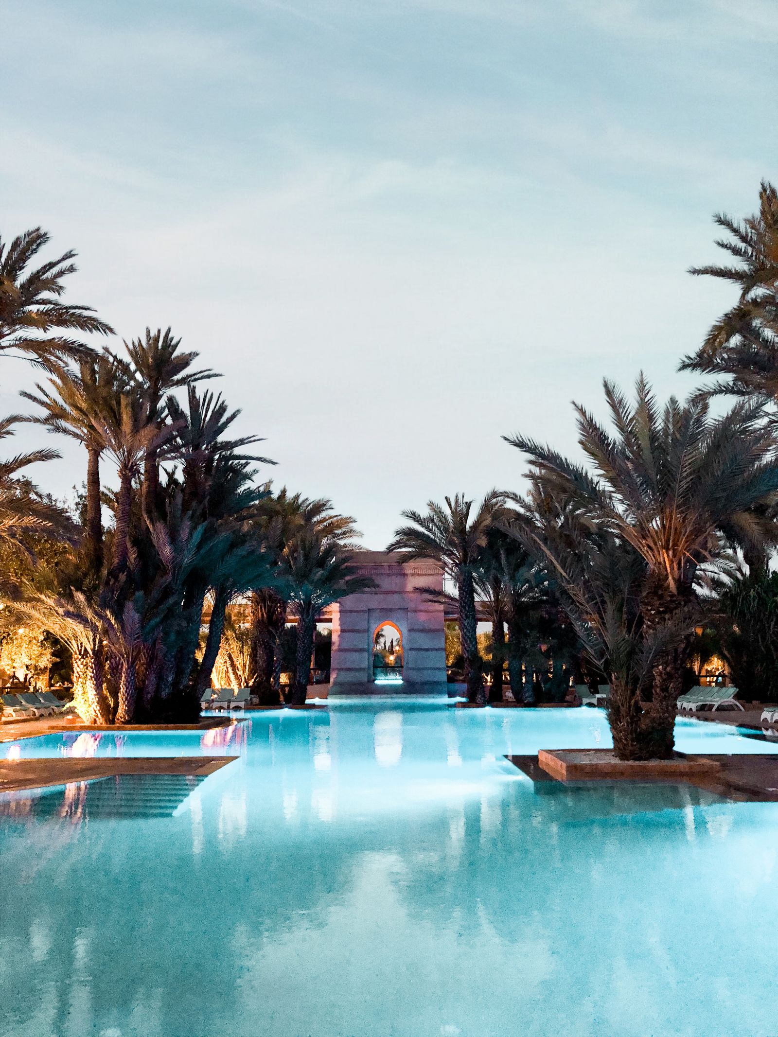 Sparkling clean pool